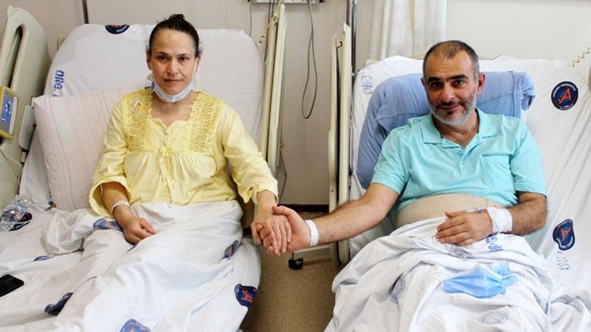 İki çocuğunun annesi eşinin kötü gününde de yanında oldu!