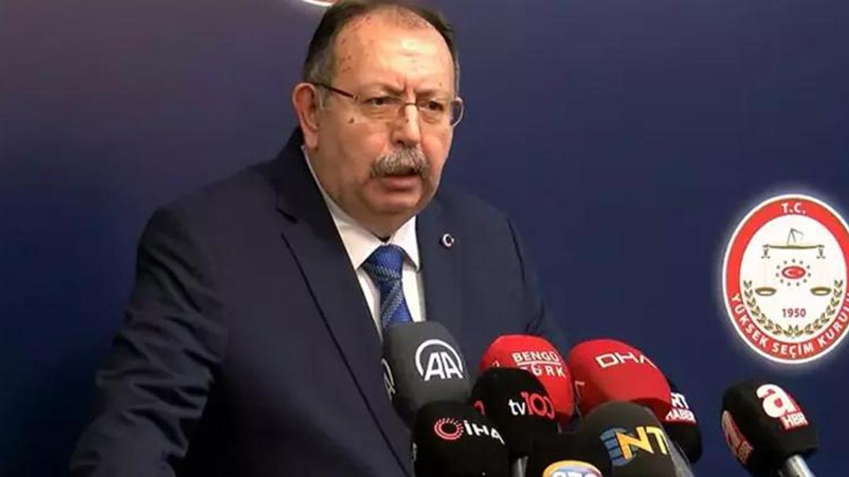 YSK Başkanı'ndan yayın yasağı açıklaması!