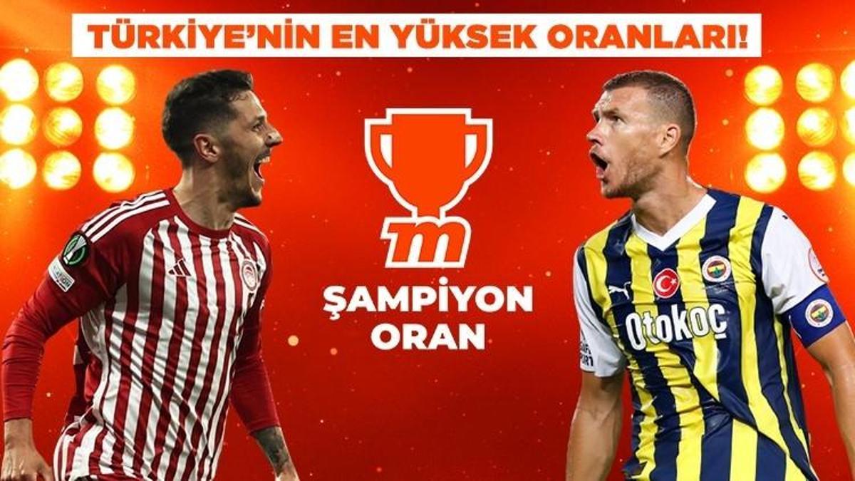 Olympiakos - Fenerbahçe maçı Tek Maç ve Canlı Bahis seçenekleriyle Misli’de