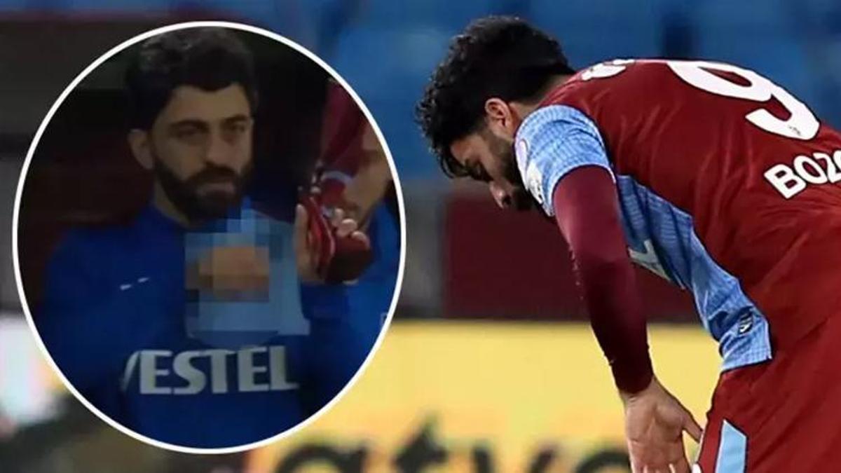 Trabzonspor'da Umut Bozok'tan skandal el hareketi!
