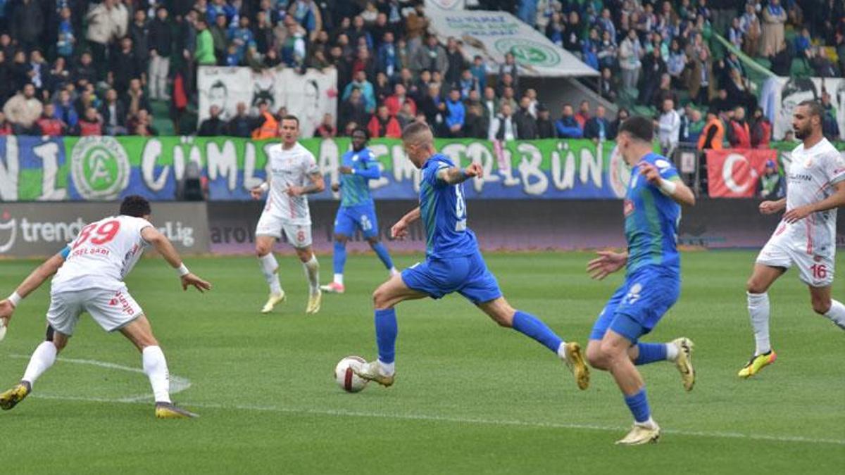 Çaykur Rizespor - Antalyaspor: 3-0