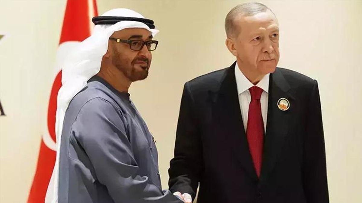 Cumhurbaşkanı Erdoğan, BAE Devlet Başkanı Al Nahyan ile görüştü