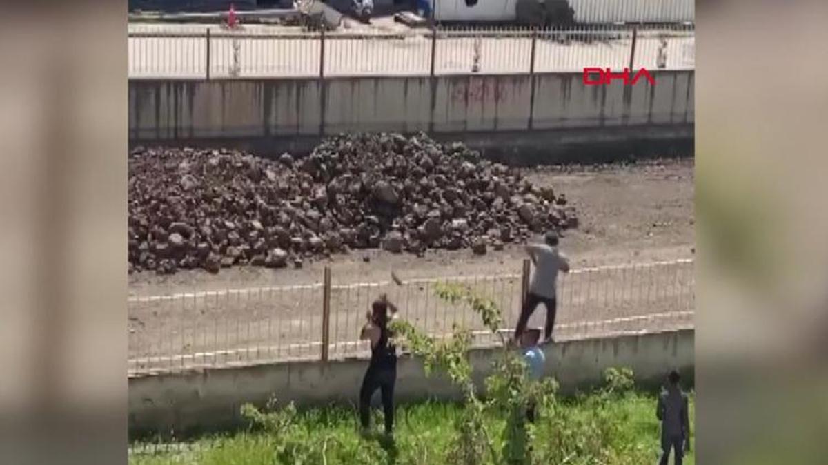 Hızlı tren hattı'ndan demir korkulukları çaldılar! O anlar saniye saniye kaydedildi