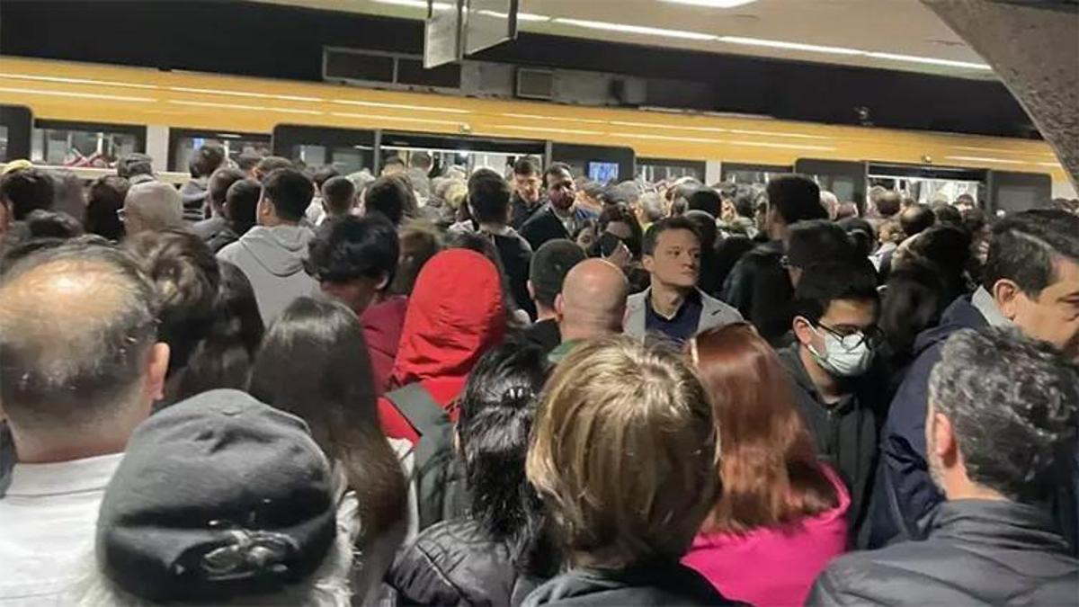 İstanbul'da metro hattında eğitim seferi sırasında kaza! 25 Nisan’da normale dönecek