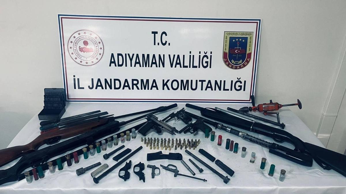 Adıyaman'da silah operasyonu