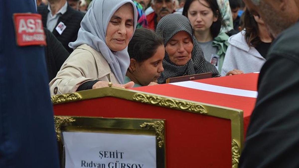 Şehit Rıdvan Gürsoy'a son veda