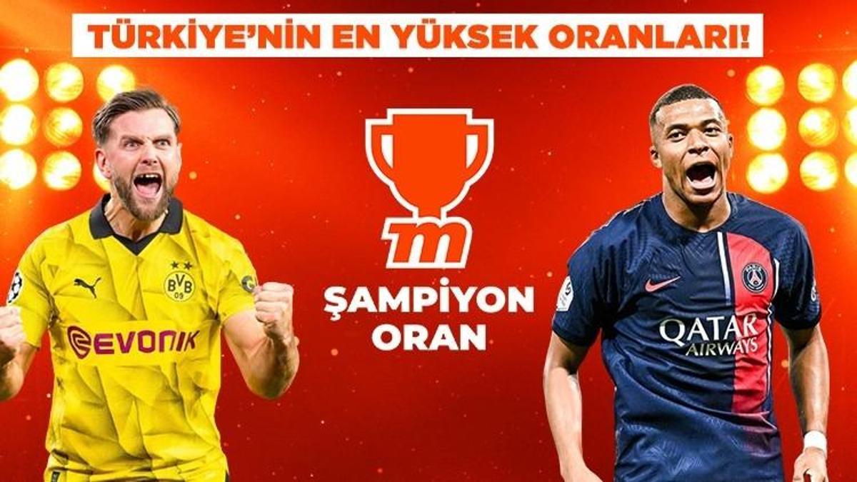 Dortmund - PSG maçı Tek Maç ve Canlı Bahis seçenekleriyle Misli’de