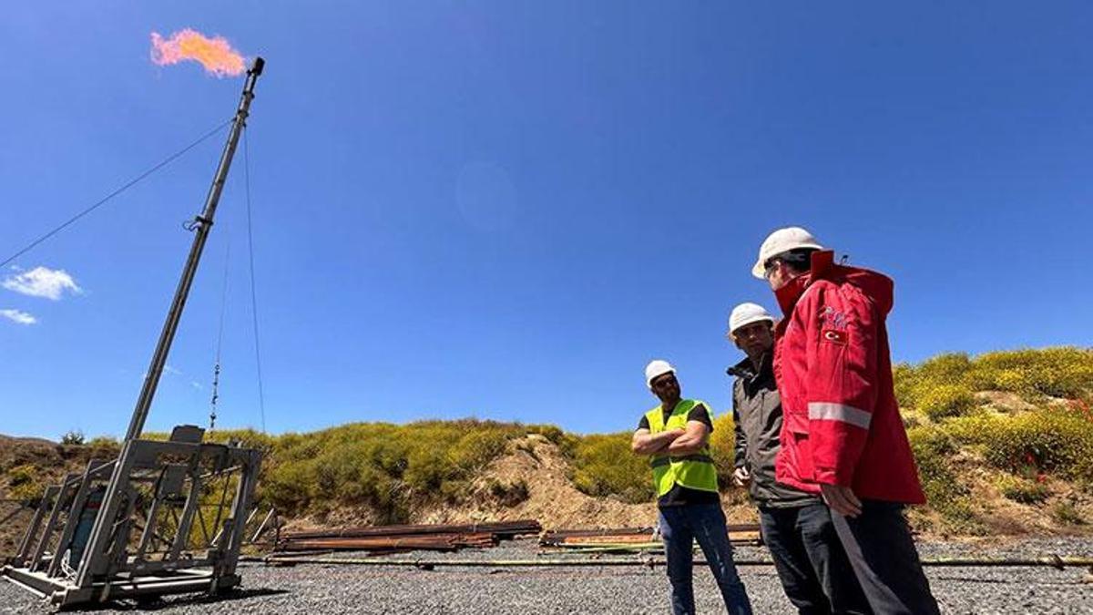 Yerli ve milli doğal gaz heyecanı! İlk ateşi yandı