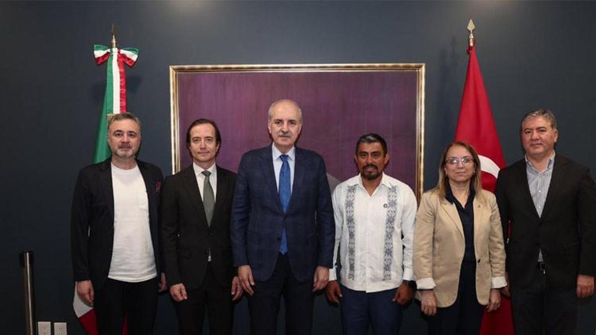 TBMM Başkanı Kurtulmuş, Meksika’ya gitti! Parlamento Başkanlarıyla buluştu