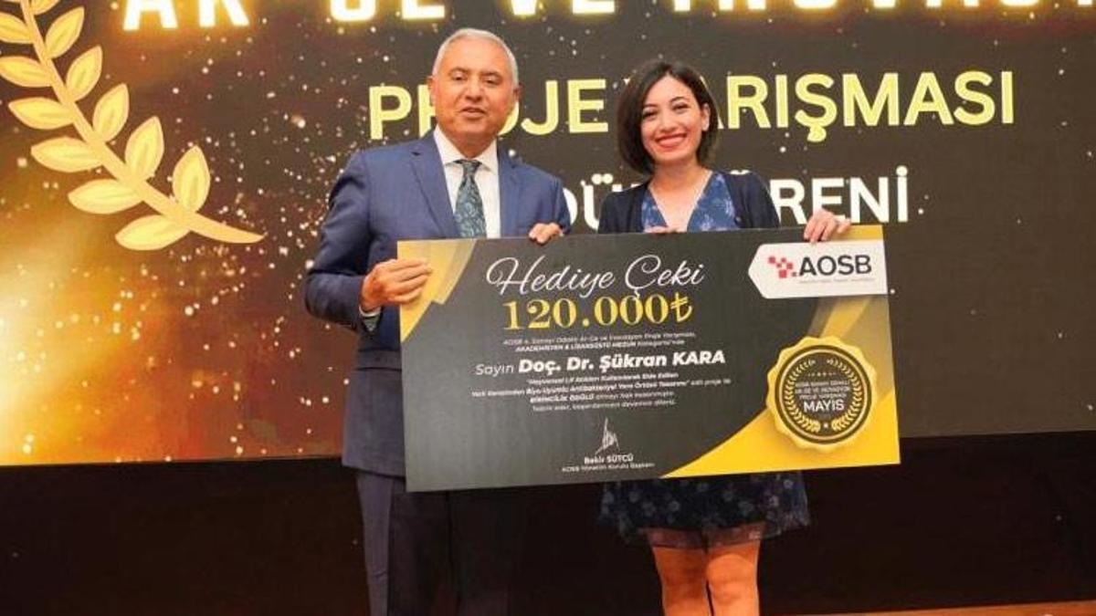AOSB’den Ar-Ge ve inovasyona büyük destek! Ödüller sahiplerini buldu