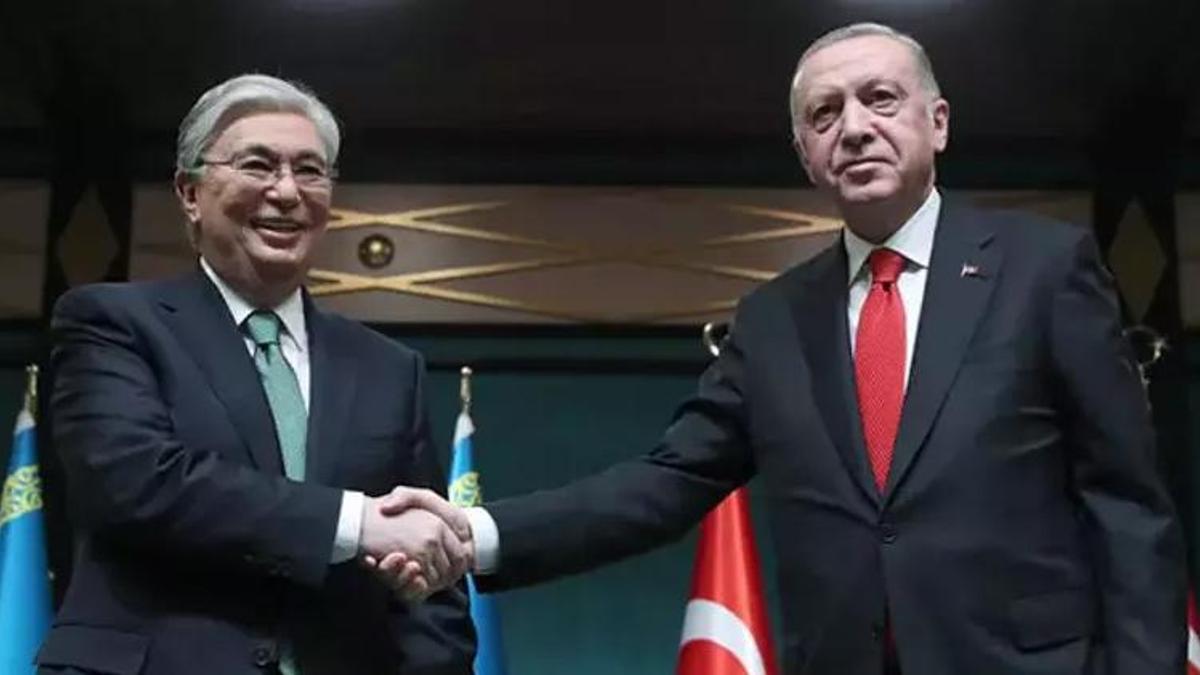 Cumhurbaşkanı Erdoğan, Kazakistan Cumhurbaşkanı Tokayev ile görüştü