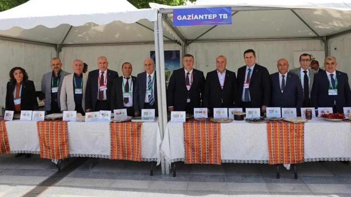 Gaziantep’in coğrafi işaretli ürünleri Ankara'da tanıtıldı! Vatandaşlar akın etti
