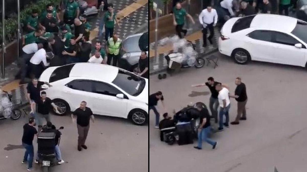 Pastane sahibini vuran kurye böyle darp edildi! Hastaneye kaldırıldılar