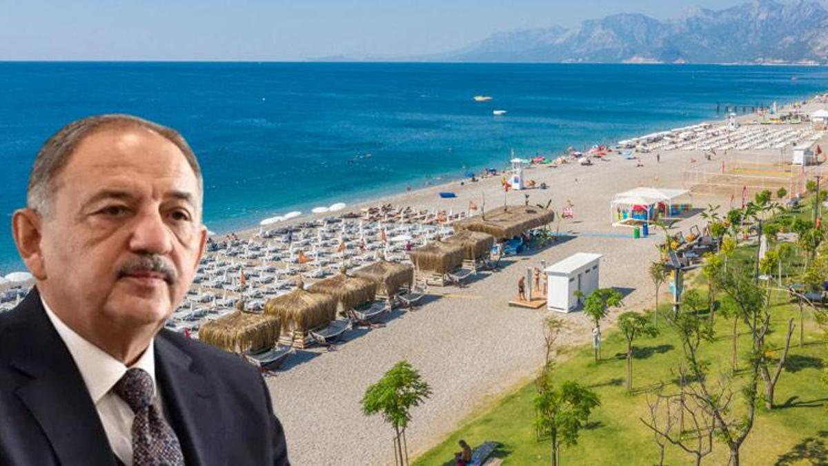 Bakan Özhaseki, plajlardaki işgallere karşı harekete geçti!