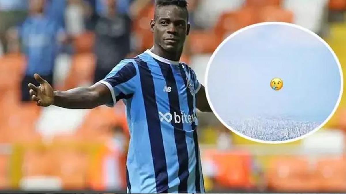 Mario Balotelli 'gözyaşlarıyla' Adana Demirspor'a veda etti