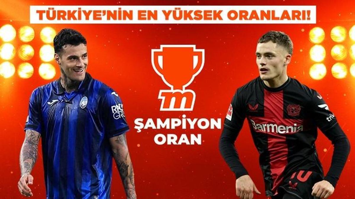 Atalanta - Leverkusen maçı Tek Maç ve Canlı Bahis seçenekleriyle Misli’de