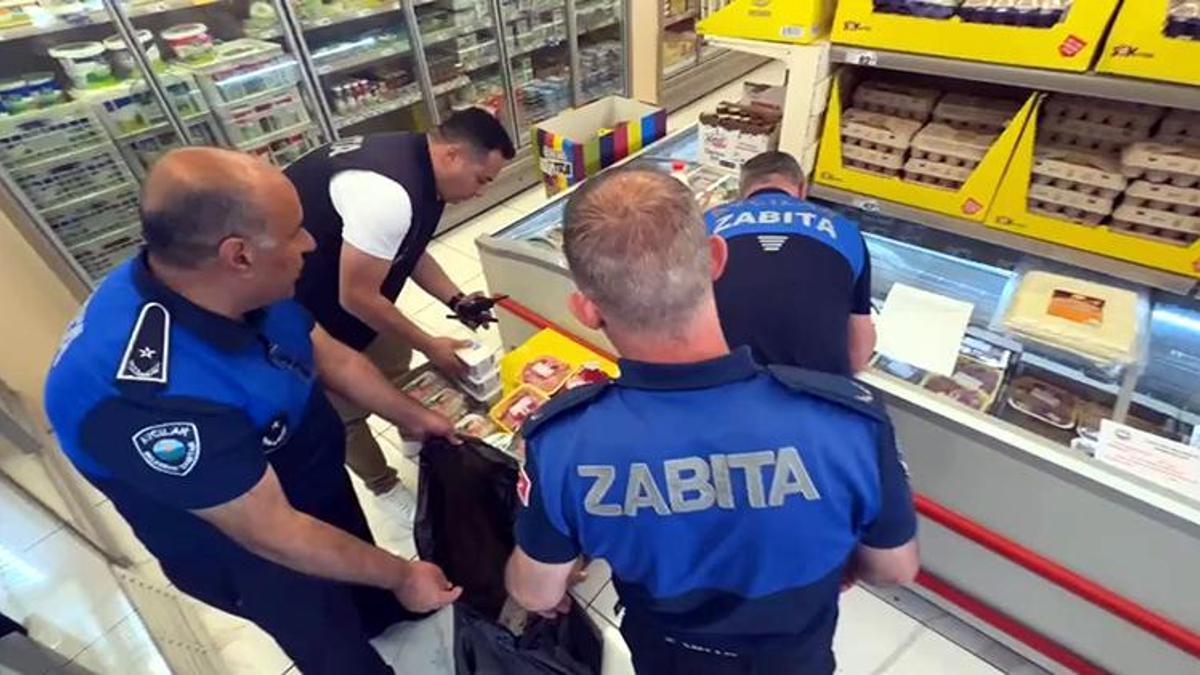 Marketlere denetim! Son kullanma tarihi geçen ürünler toplatıldı