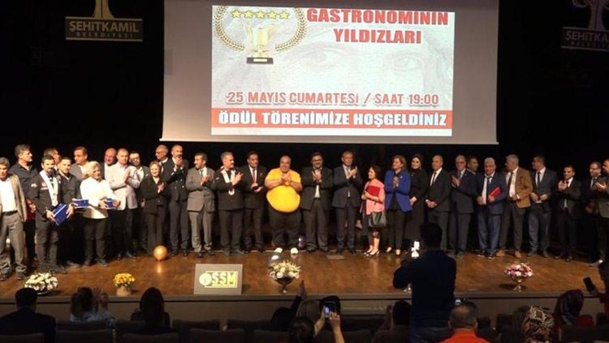 Gaziantep'te 'Gastronominin Yıldızları' ödül töreni düzenlendi! Çok sayıda davetli katıldı