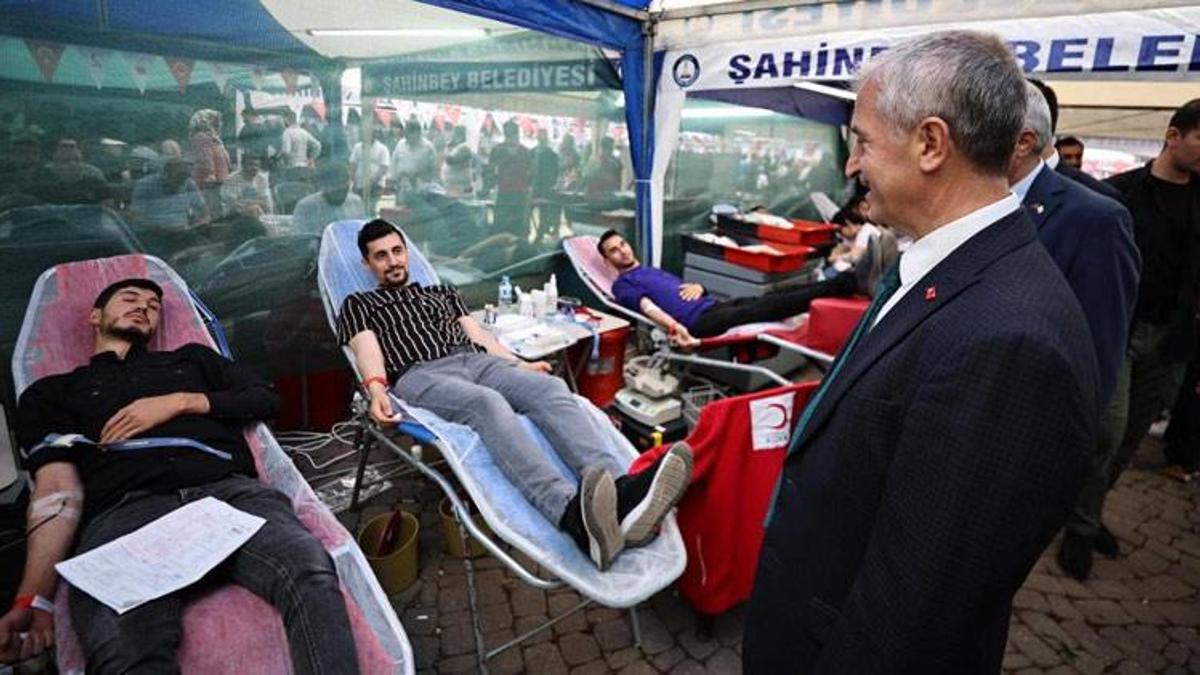Gaziantep'te Şahinbey’den kan bağışı kampanyası