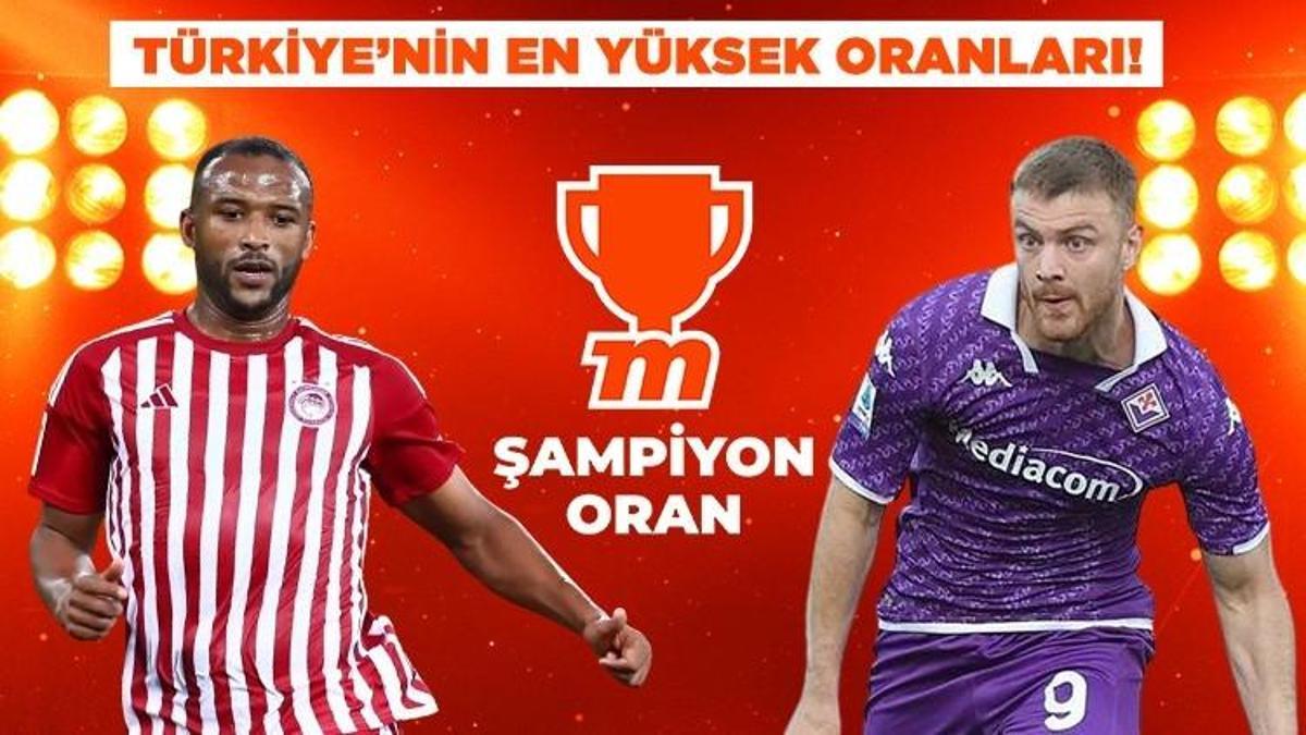 Olympiakos - Fiorentina maçı Tek Maç ve Canlı Bahis seçenekleriyle Misli’de