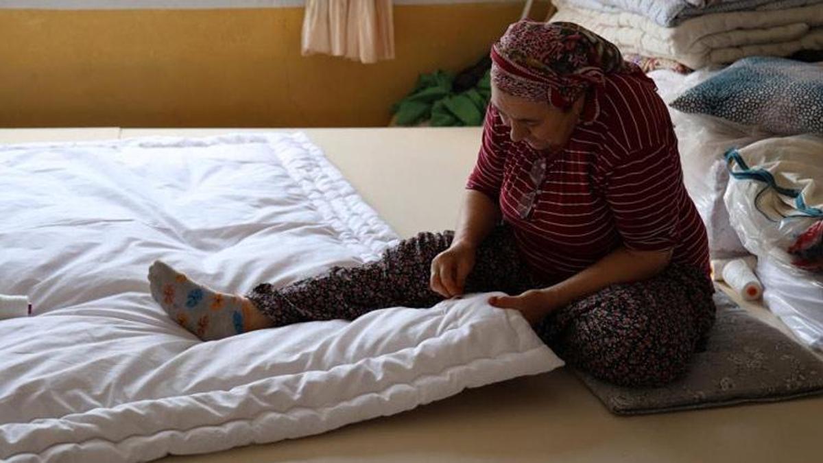 Adana'da pamuk yorgan artık tercih edilmiyor! "Sağlık açısından önemli bir yorgan"