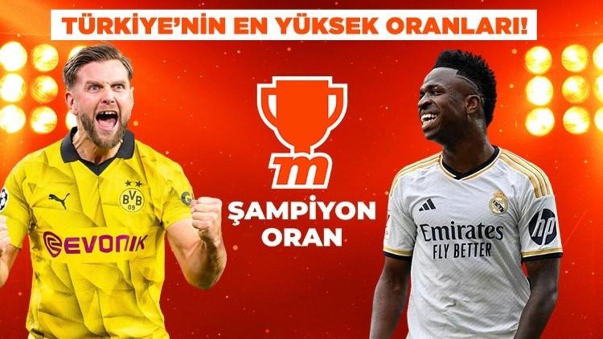 Dortmund - Real Madrid maçı Tek Maç ve Canlı Bahis seçenekleriyle Misli’de