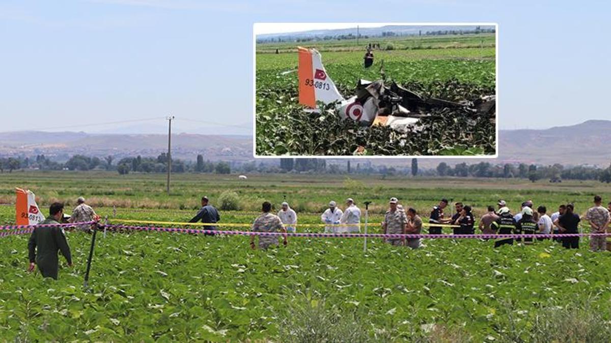 Kayseri'de eğitim uçağı düştü: İki pilot şehit oldu!