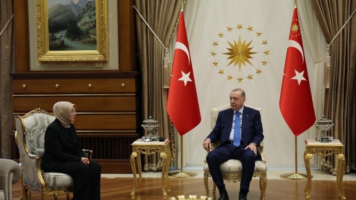 Cumhurbaşkanı Erdoğan, Ayşe Ateş'i kabul etti