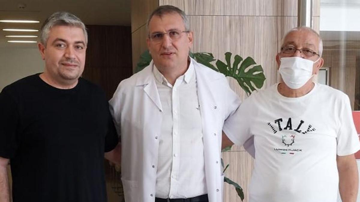 Babasına hayat verdi
