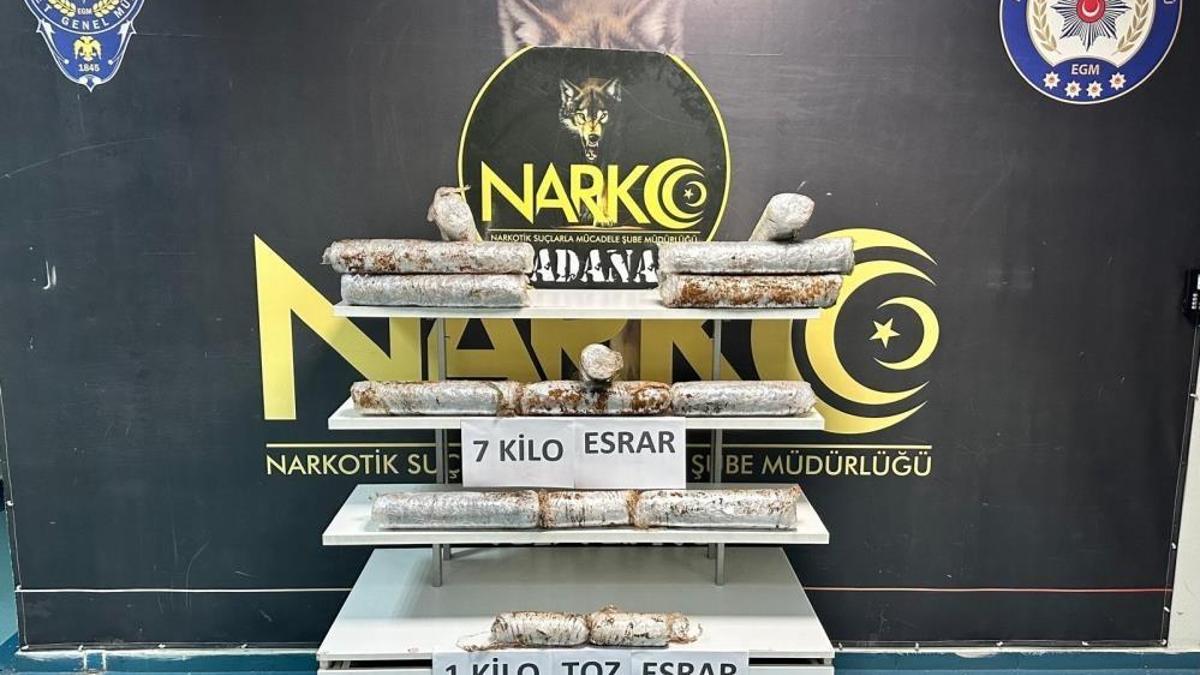 Kamyonet kasasından 8 kilo esrar çıktı, savunması ise pes dedirtti!