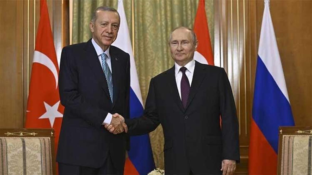 Cumhurbaşkanı Erdoğan, Rusya lideri Putin ile görüştü