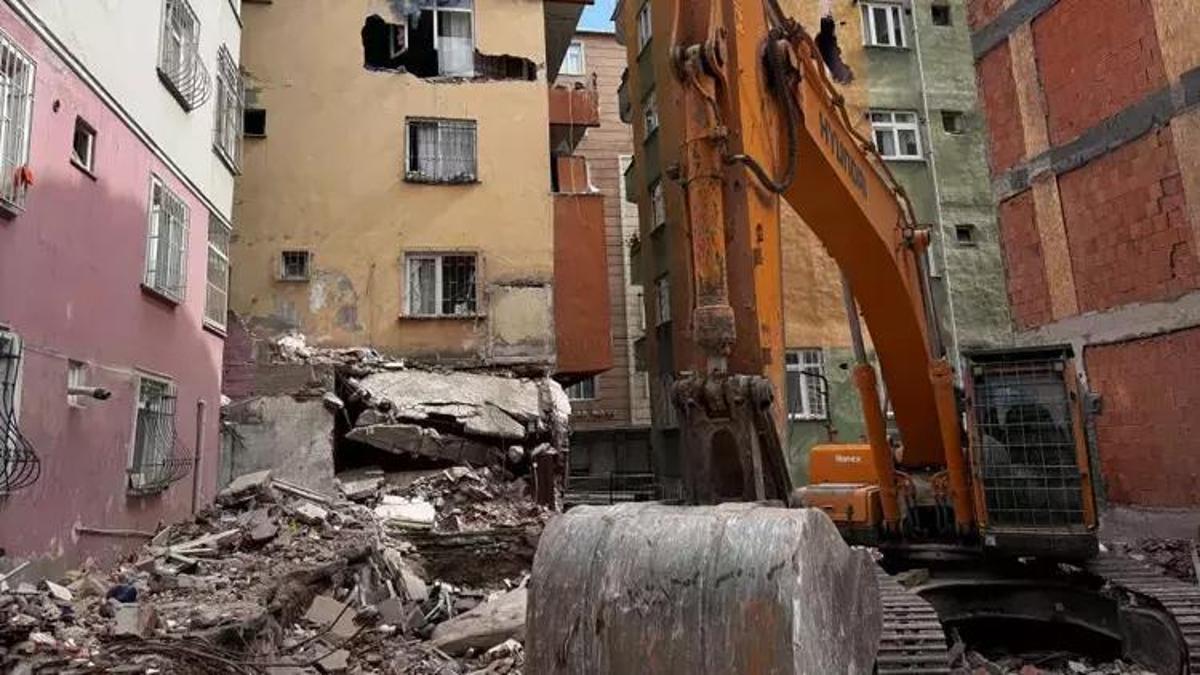 Bahçelievler'de çöken binanın deniz kumundan yapıldığı ortaya çıktı