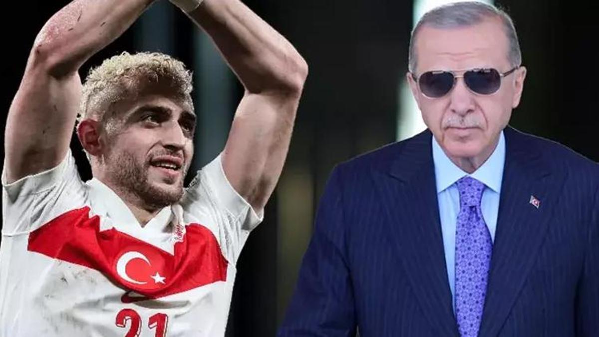 Cumhurbaşkanı Erdoğan'dan Barış Alper Yılmaz'a: Hemşehrim, senden gol bekledim