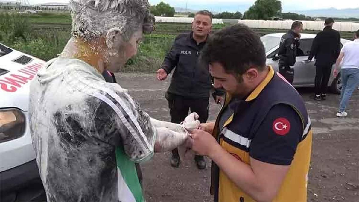Gençlerin doğum günü şakası polisi kızdırdı!