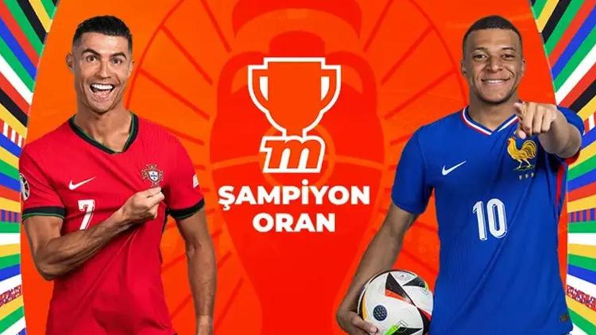 Portekiz - Fransa maçı Tek Maç, Canlı Bahis, Canlı Sohbet, Şampiyon Oran seçenekleri ile Misli'de