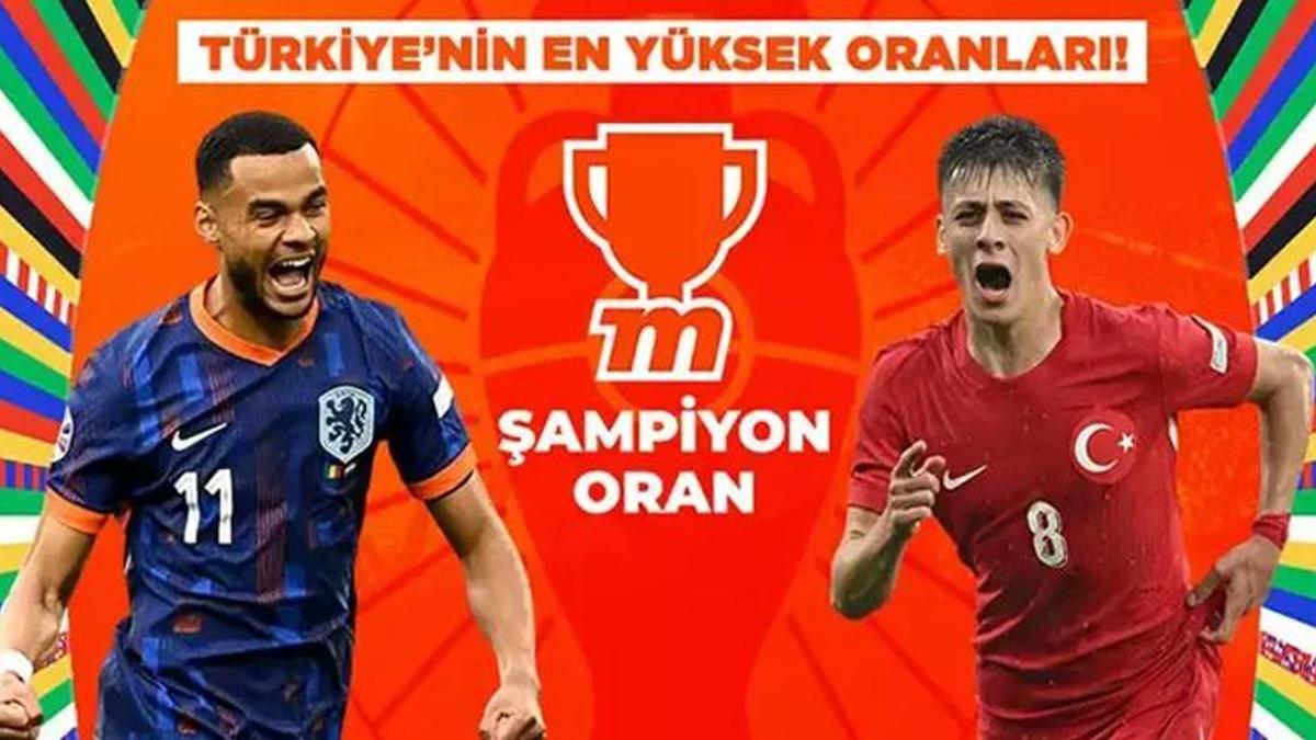 Hollanda karşısında yarı final yolunda Türkiye’nin en yüksek oranlar yine Misli’de!