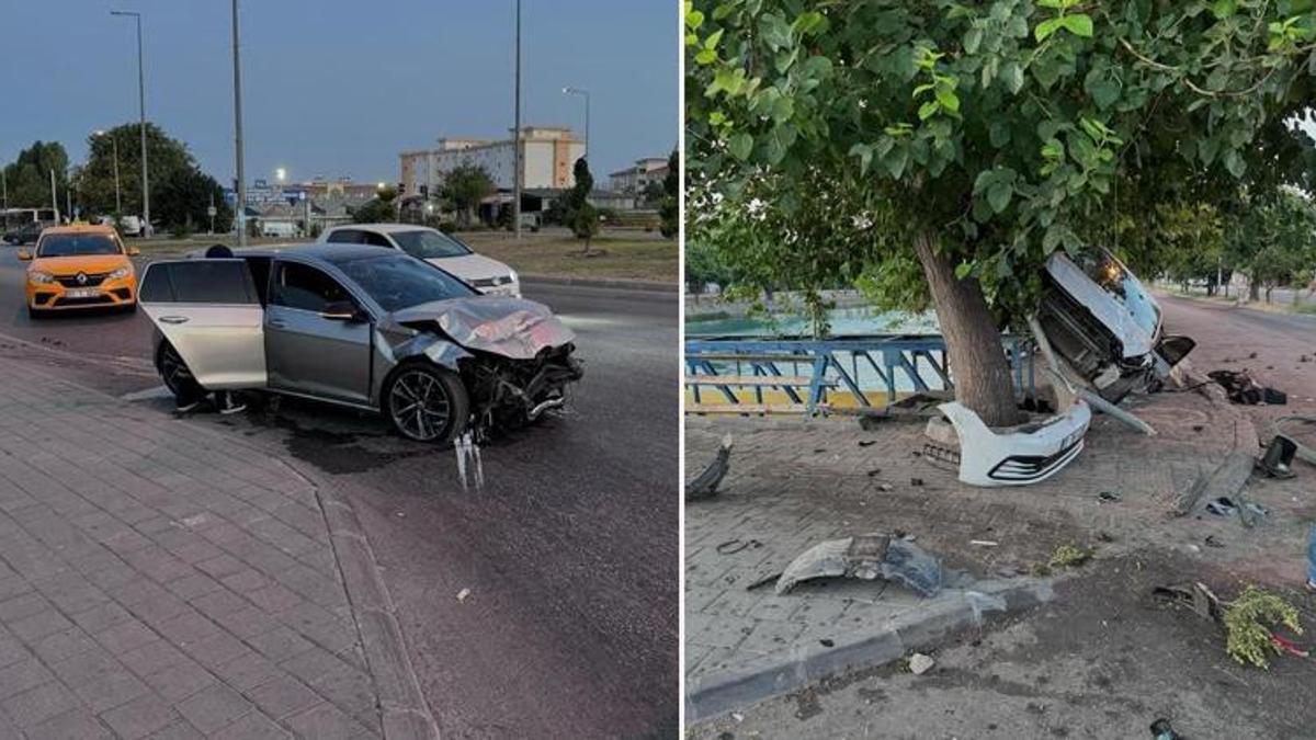 Adana'da feci kaza! Araçta bulunan şahıs olay yerini terk etti