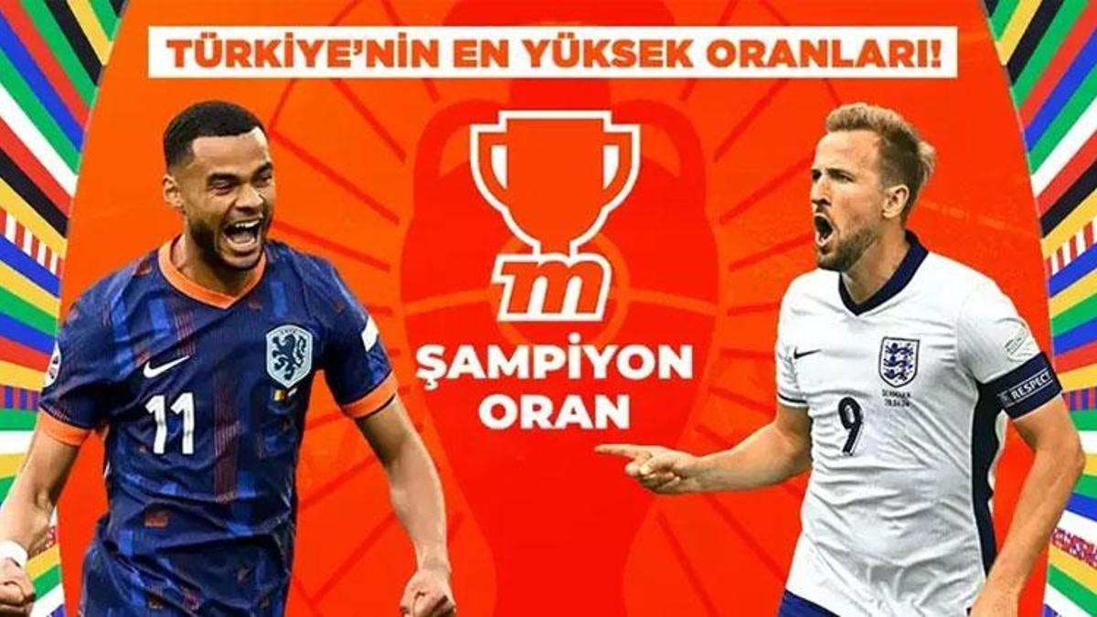 Hollanda-İngiltere maçı canlı bahis seçeneğiyle Misli'de