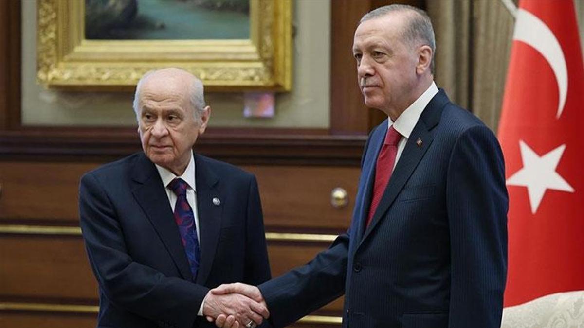 Cumhurbaşkanı Erdoğan, MHP lideri Bahçeli'yi kabul etti