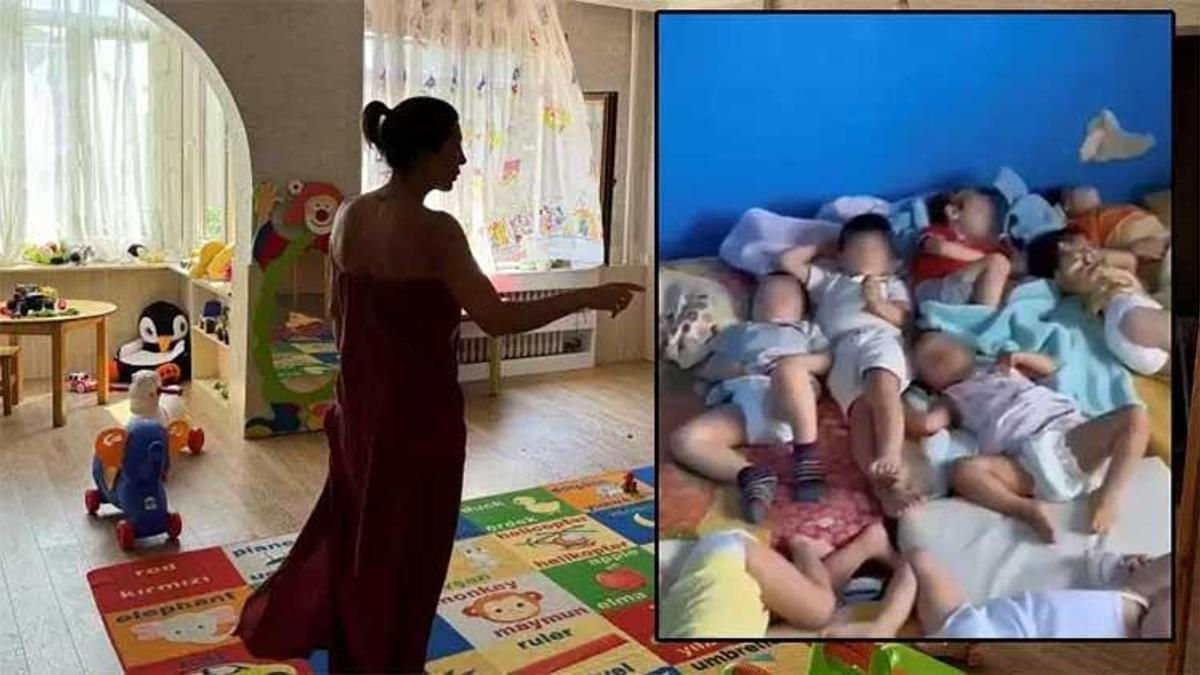 Anaokulunda şok görüntüler! Çocukların bakımsız ortamda adeta üst üste yatırıldığı görüntüler sosyal medyada gündem oldu