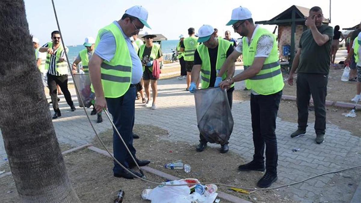 Karataş temiz bir çevre için el ele verdi