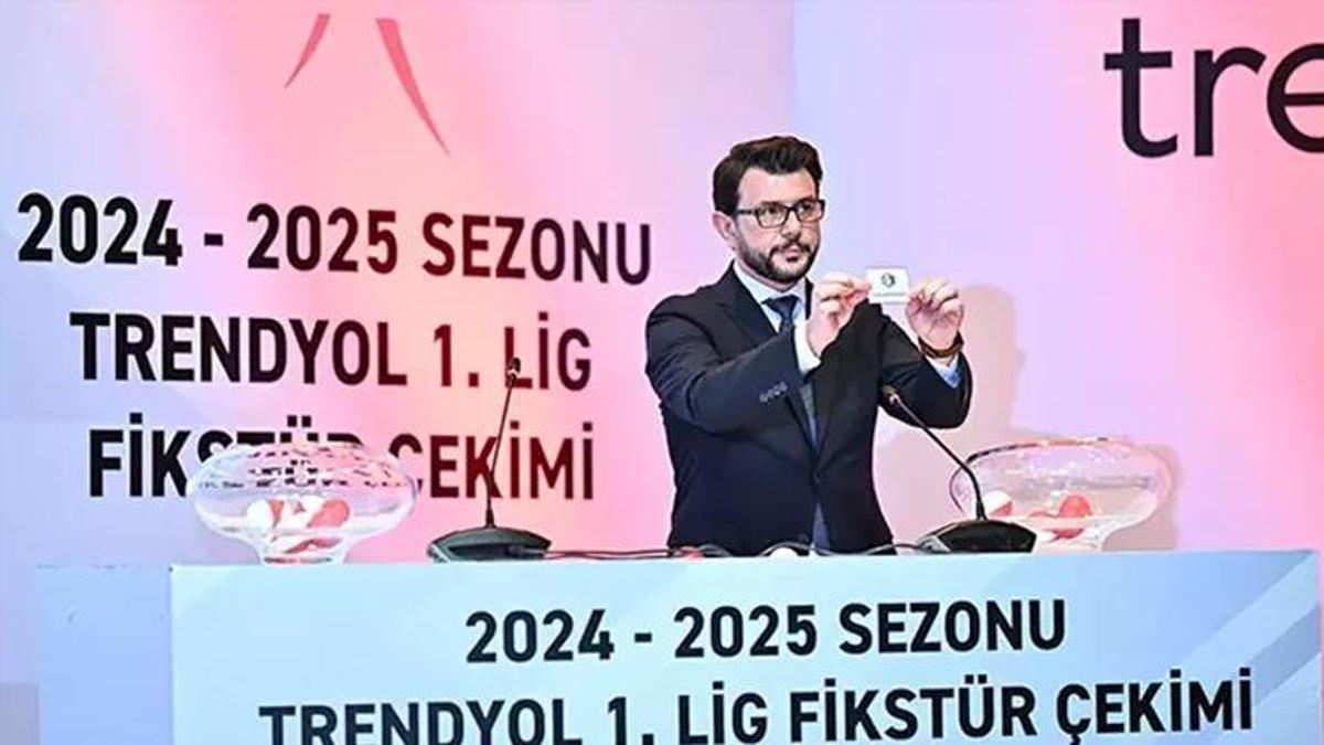 Trendyol 1. Lig'de fikstür çekildi! İşte ilk hafta maçları