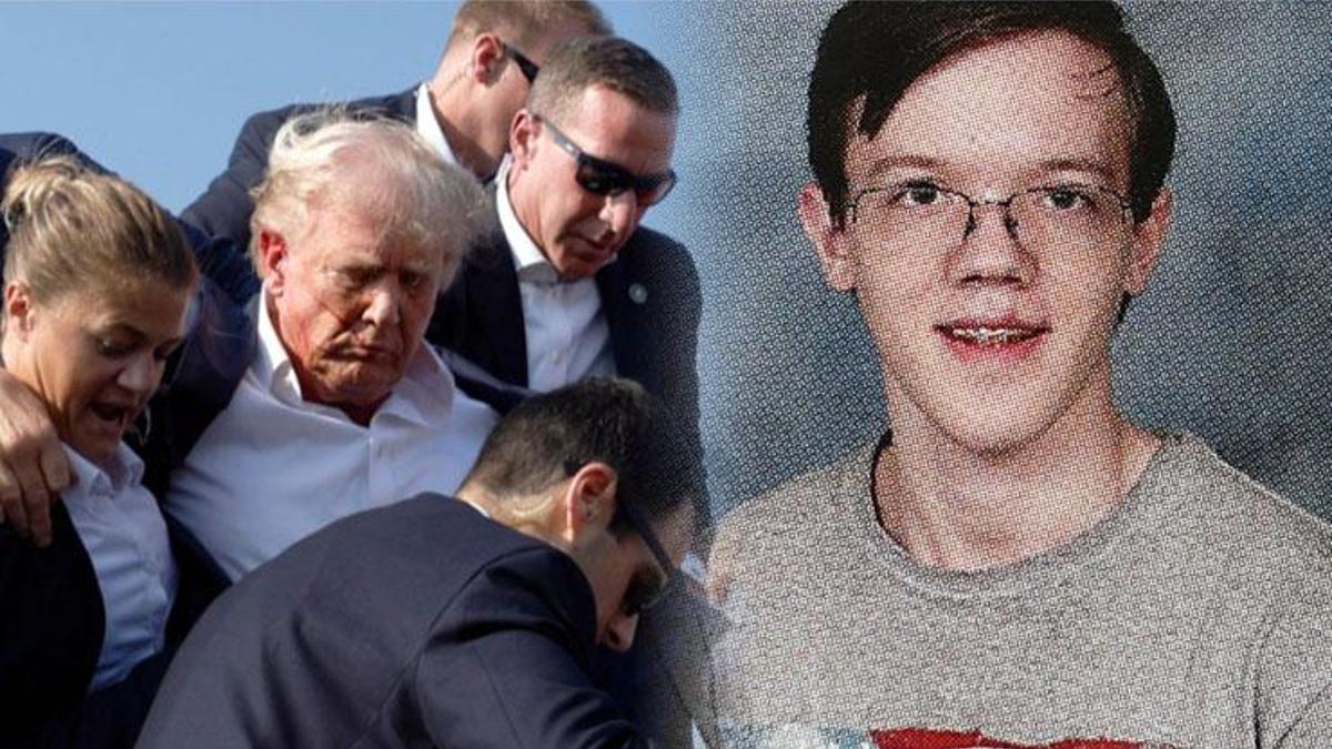 Trump’ı vuran saldırganın suikast girişimi sonrası görüntüsü ortaya çıktı