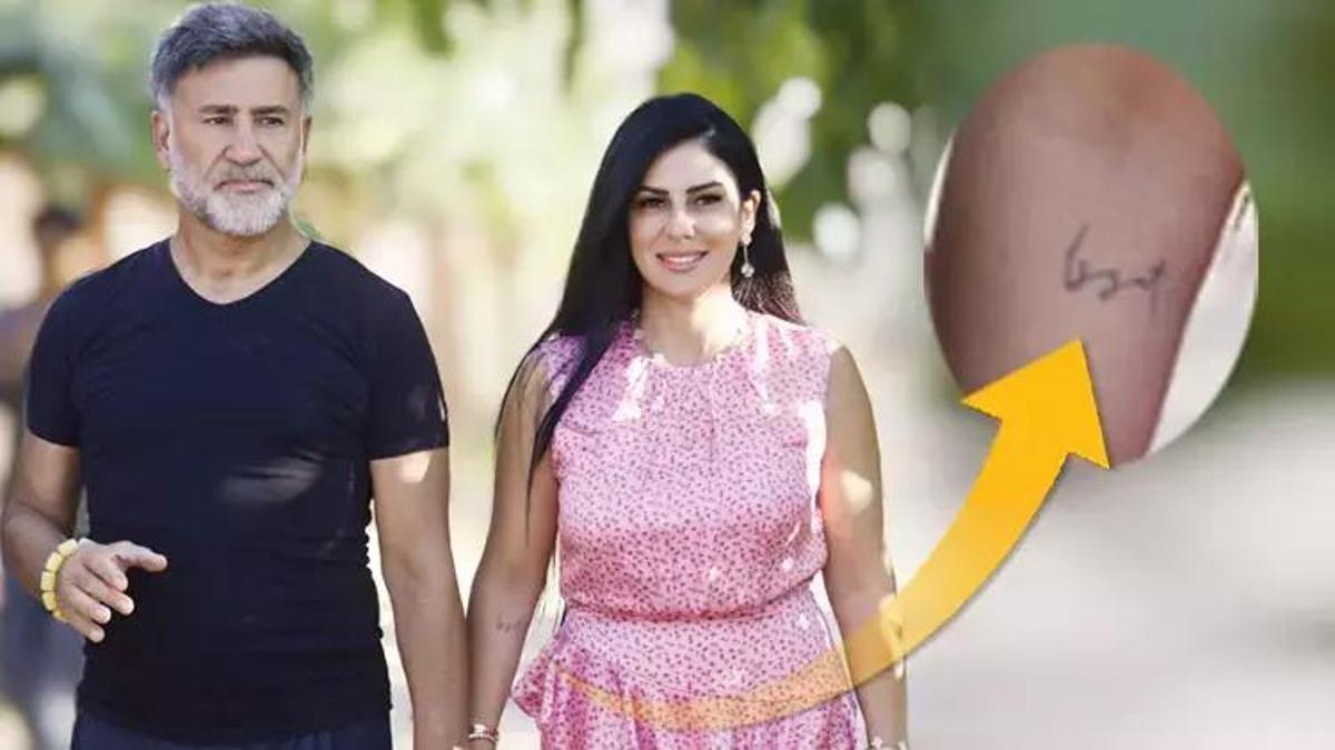 Eşinin ismini koluna dövme yaptırdı! İzzet Yıldızhan ve eşi tatilde