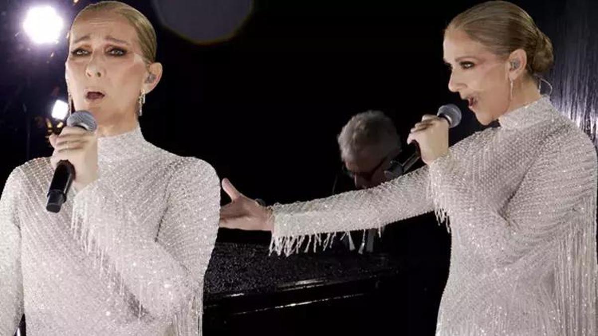 O söyledi hayranları ağladı: Celine Dion Paris 2024 Olimpiyatlarının açılış seremonisinde sahne aldı