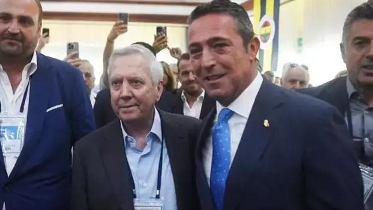 Aziz Yıldırım'dan Ali Koç'a destek! Sarılıp böyle destek verdi