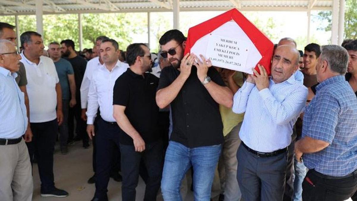 Kalp krizi sonucu vefat eden emekli polis memuru Gaziantep'te toprağa verildi