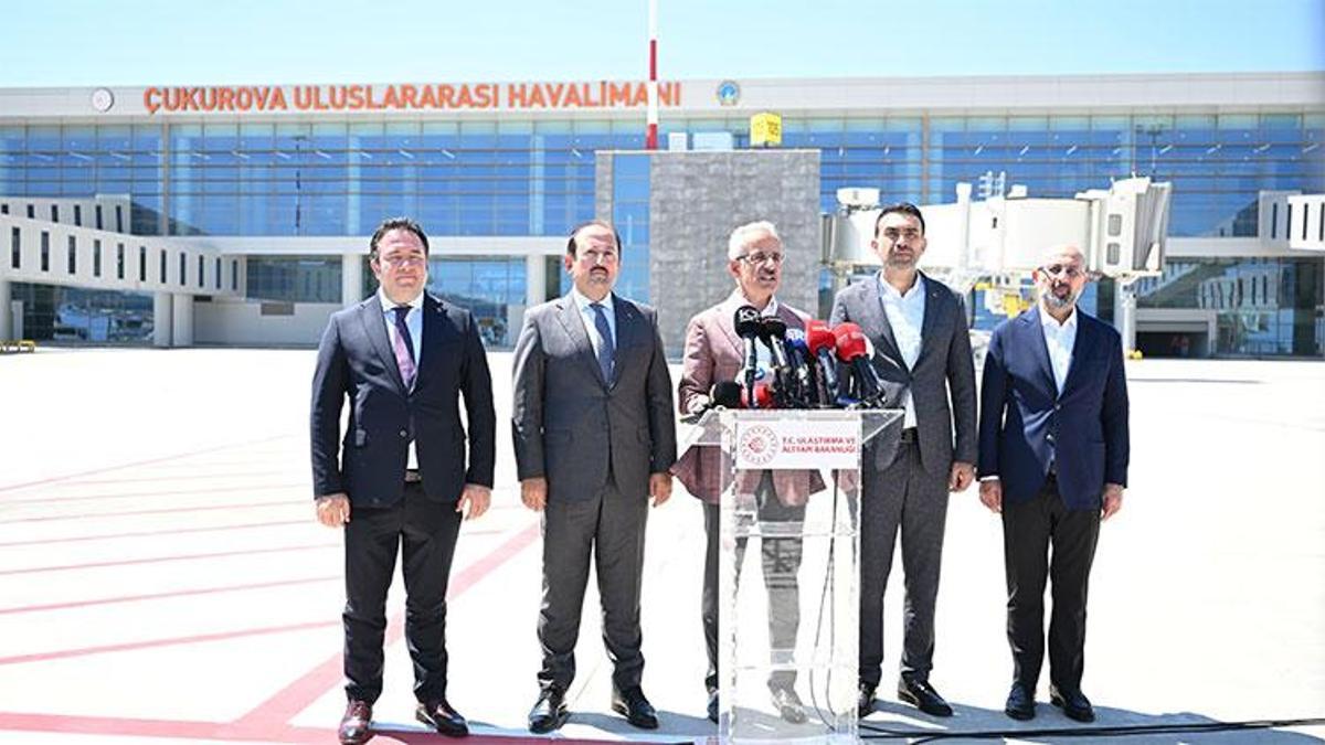 Çukurova Uluslararası Havalimanı 10 Ağustos’ta açılıyor! Bakan Uraloğlu: Türkiye'nin Ortadoğu ülkelerine açılan kapısı olacaktır
