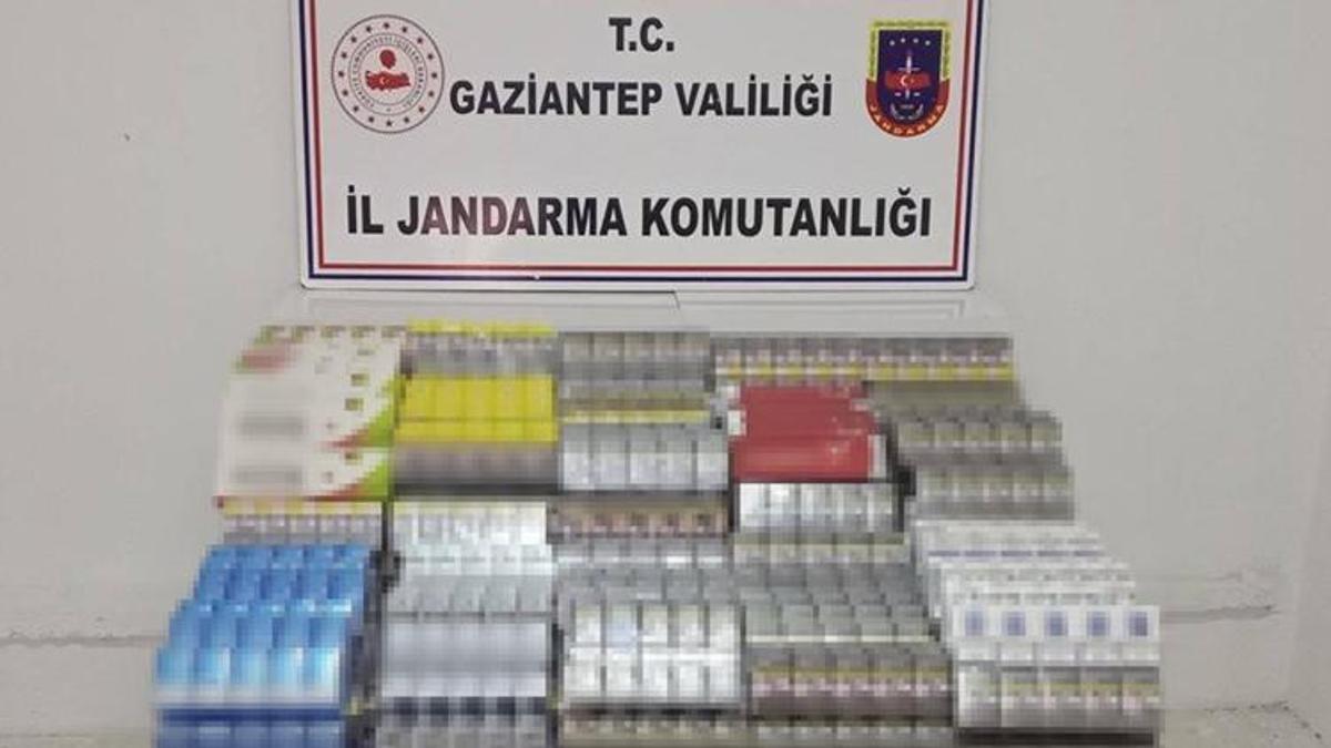 Gaziantep'te kaçakçılık operasyonu: Piyasa değeri 1 milyon 658 bin lira!