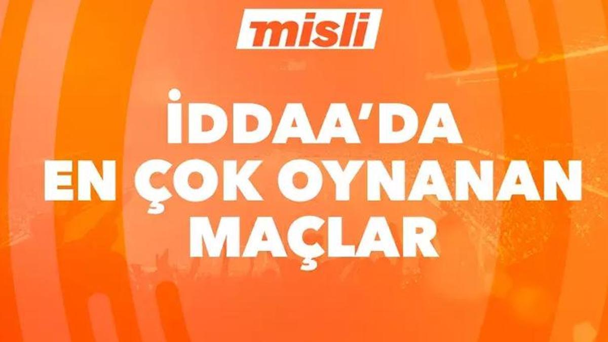 Misli’de günün en çok oynanan maçları